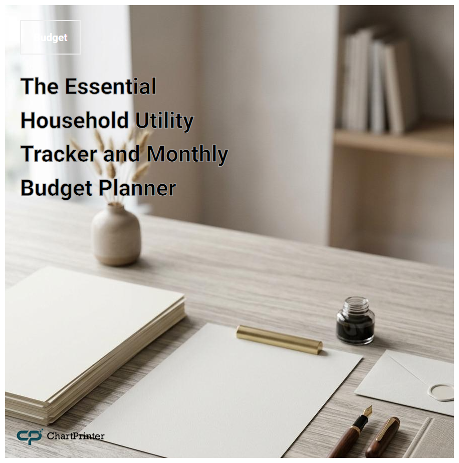 The Essential Household Utility Tracker and Monthly Budget Planner