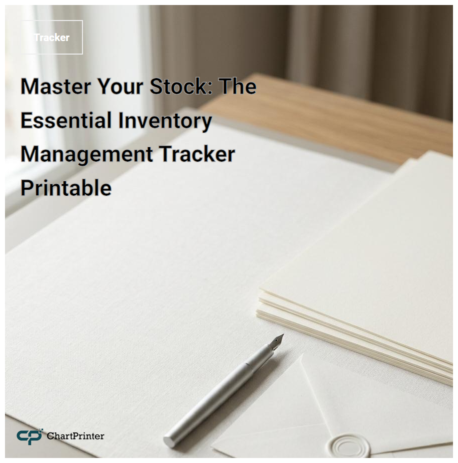 Master Your Stock: The Essential Inventory Management Tracker Printable