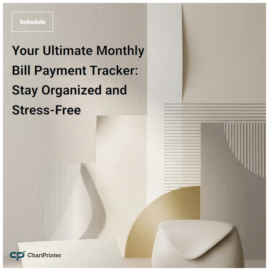 Your Ultimate Monthly Bill Payment Tracker: Stay Organized and Stress-Free