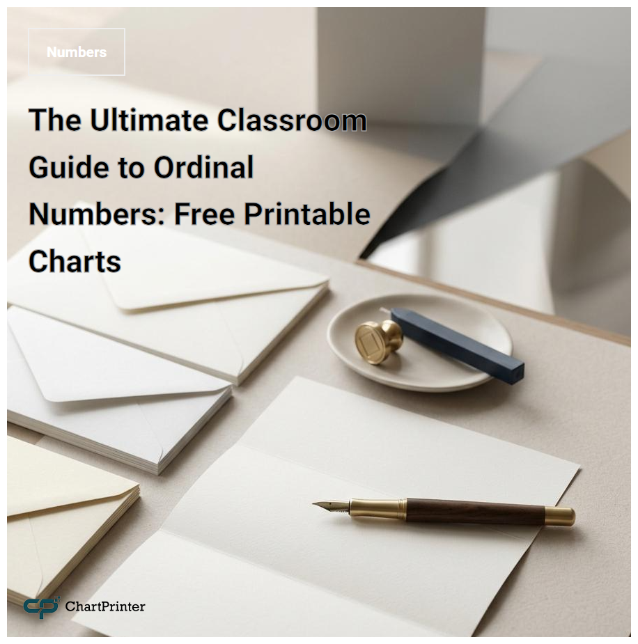 The Ultimate Classroom Guide to Ordinal Numbers: Free Printable Charts