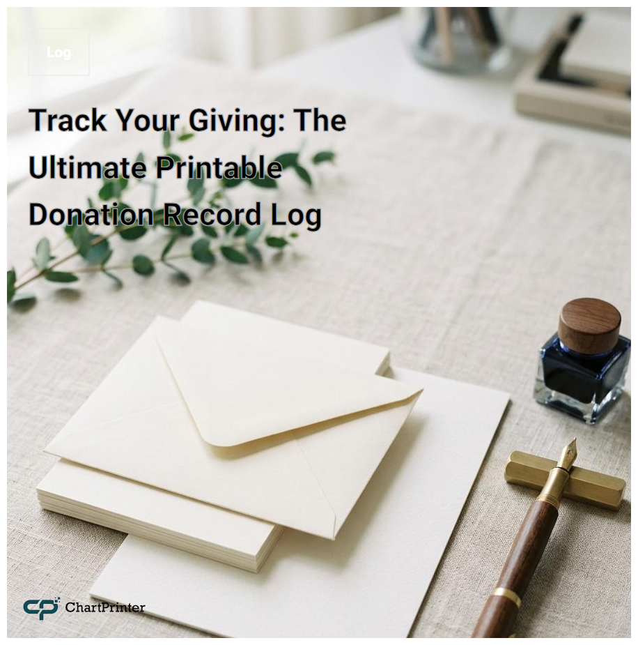 Track Your Giving: The Ultimate Printable Donation Record Log