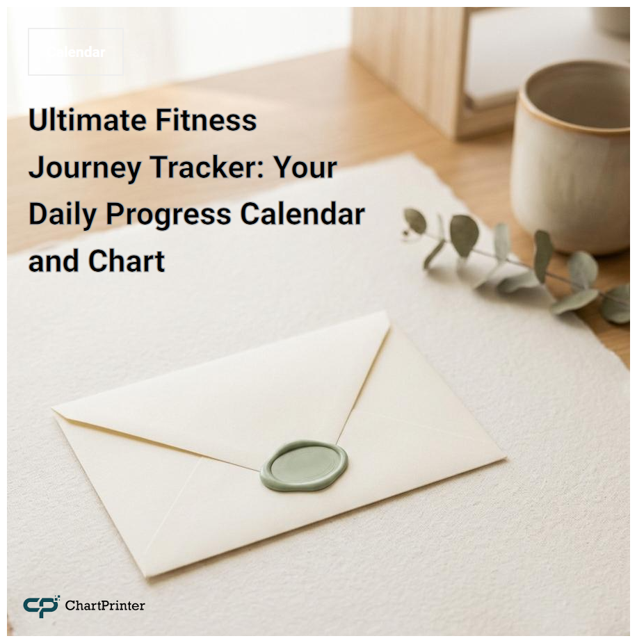 Ultimate Fitness Journey Tracker: Your Daily Progress Calendar and Chart