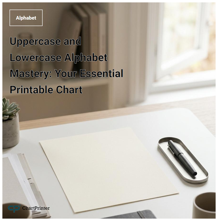 Uppercase and Lowercase Alphabet Mastery: Your Essential Printable Chart