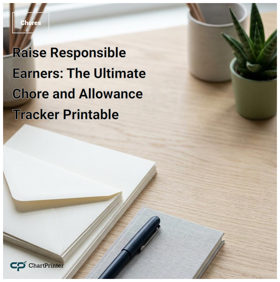 Raise Responsible Earners: The Ultimate Chore and Allowance Tracker Printable