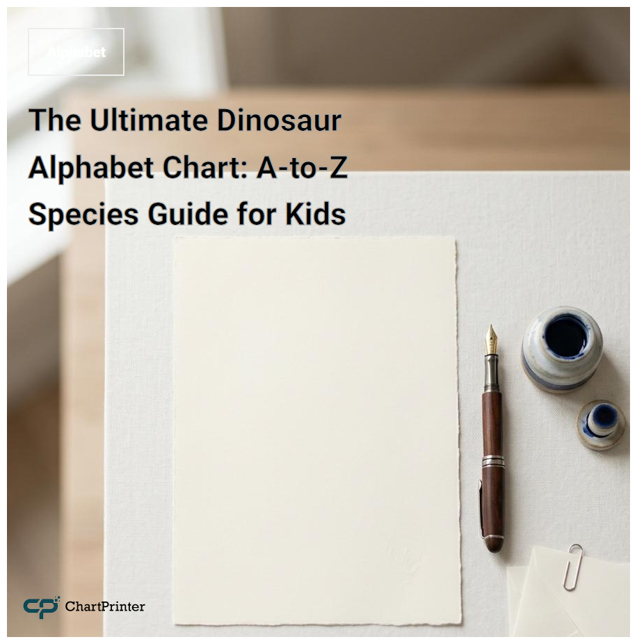 The Ultimate Dinosaur Alphabet Chart: A-to-Z Species Guide for Kids