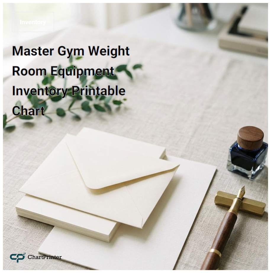 Master Gym Weight Room Equipment Inventory Printable Chart