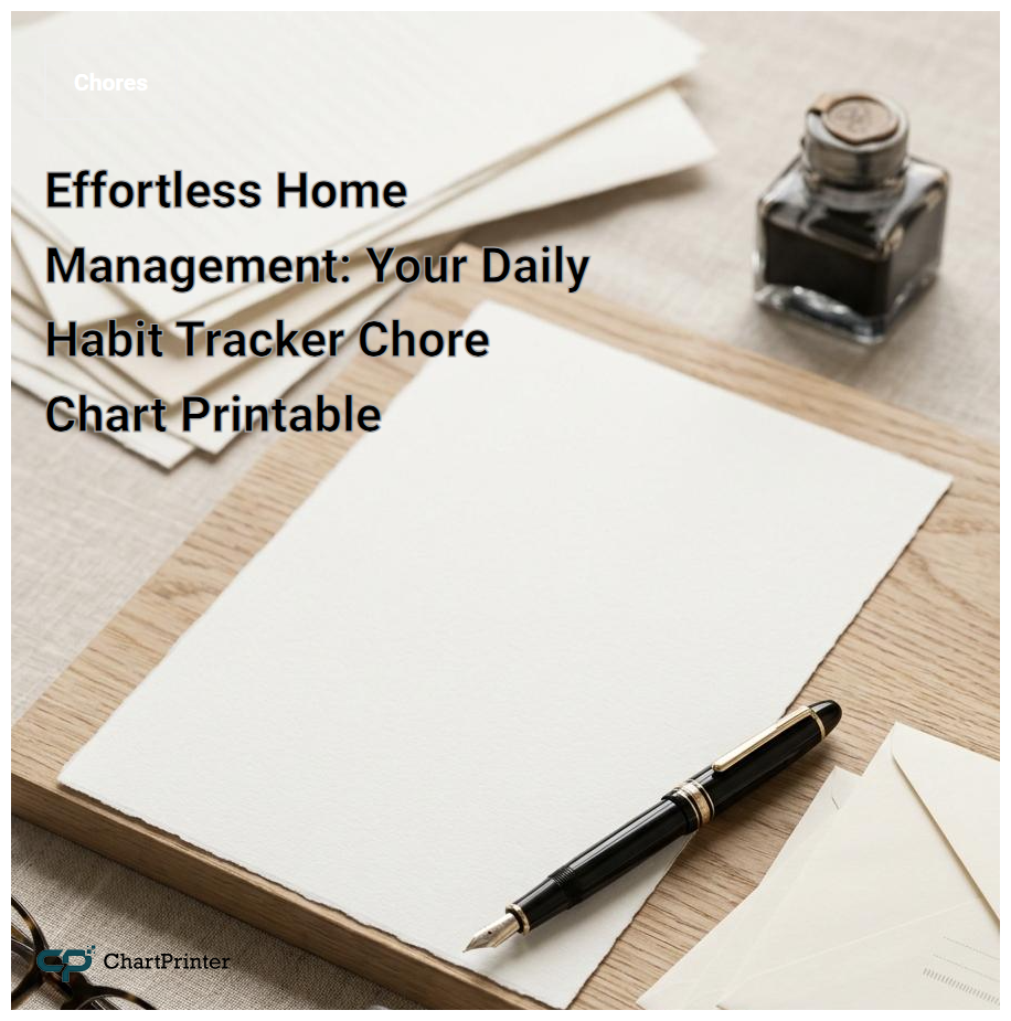 Effortless Home Management: Your Daily Habit Tracker Chore Chart Printable