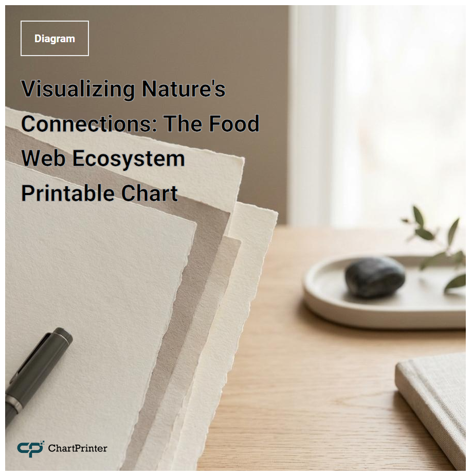 Visualizing Nature's Connections: The Food Web Ecosystem Printable Chart