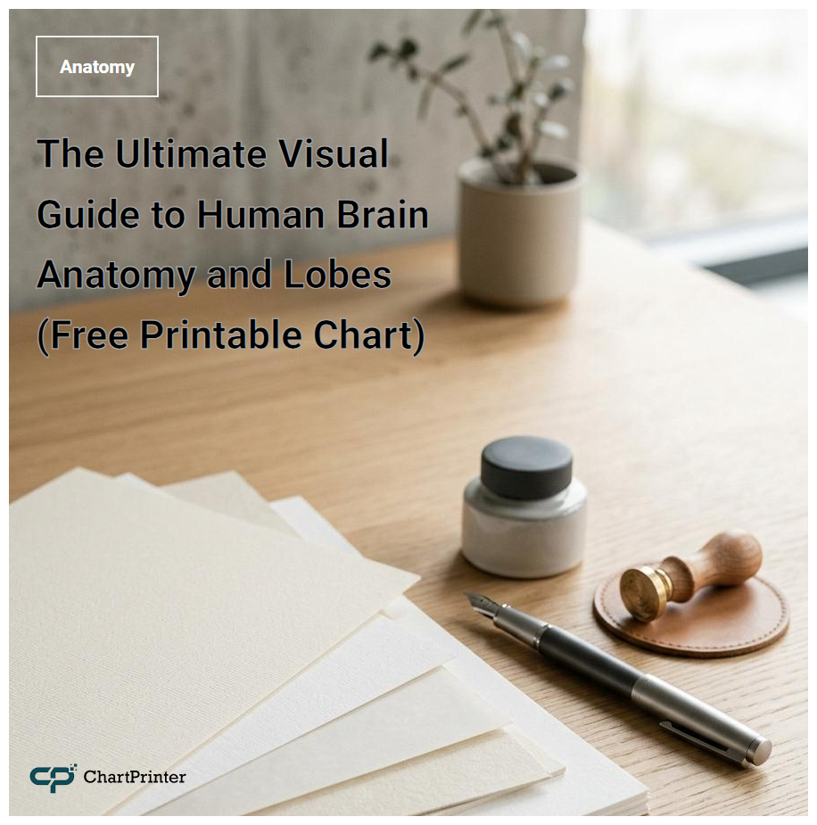 The Ultimate Visual Guide to Human Brain Anatomy and Lobes (Free Printable Chart)