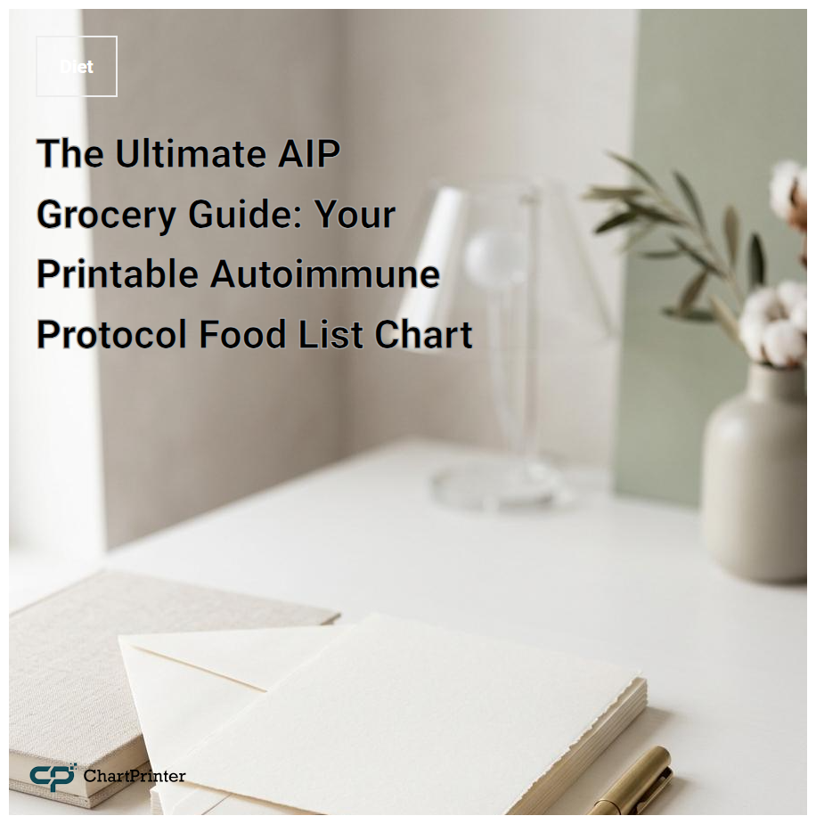 The Ultimate AIP Grocery Guide: Your Printable Autoimmune Protocol Food List Chart