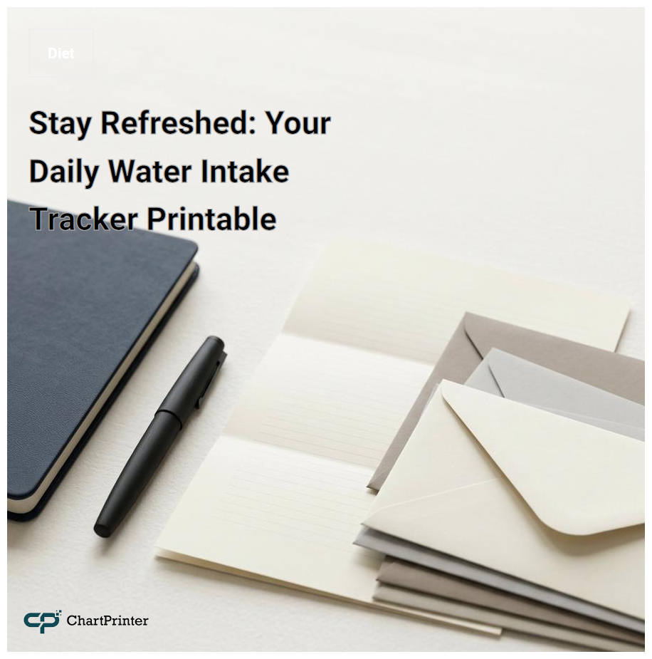 Stay Refreshed: Your Daily Water Intake Tracker Printable