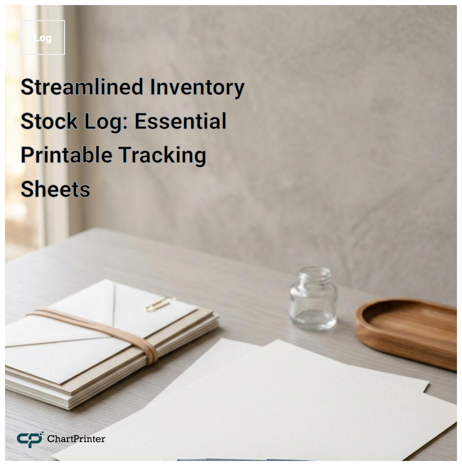 Streamlined Inventory Stock Log: Essential Printable Tracking Sheets