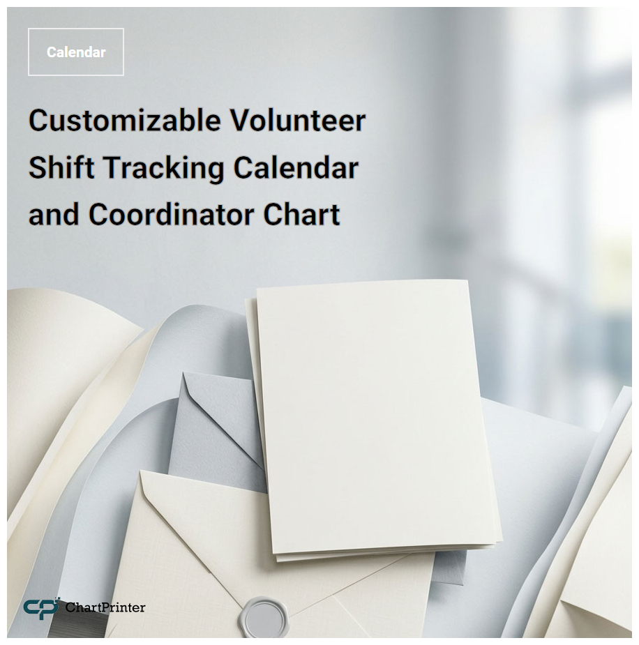 Customizable Volunteer Shift Tracking Calendar and Coordinator Chart