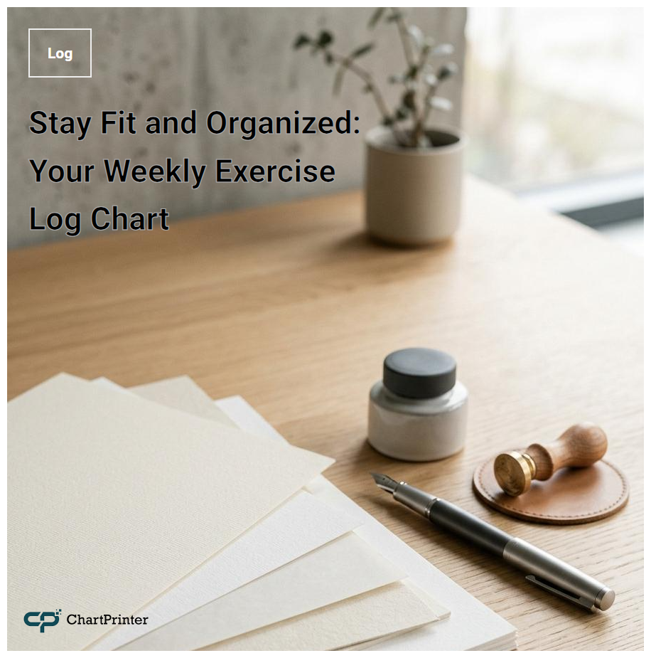 Stay Fit and Organized: Your Weekly Exercise Log Chart