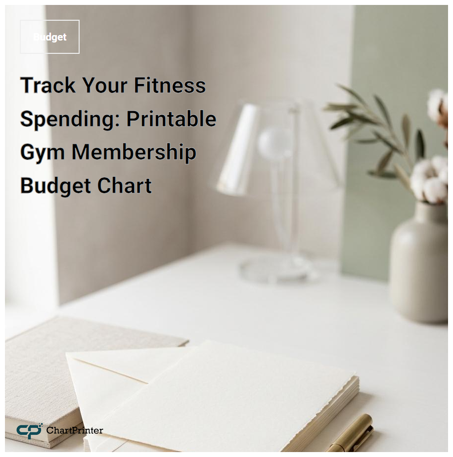 Track Your Fitness Spending: Printable Gym Membership Budget Chart