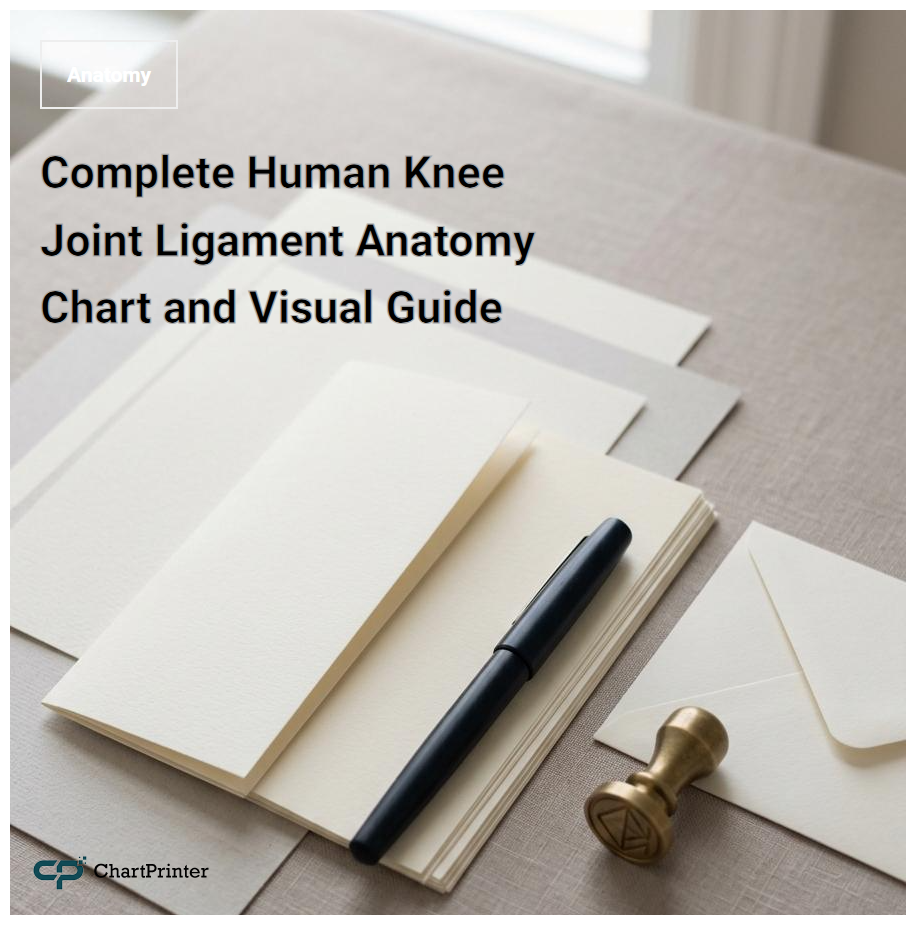 Complete Human Knee Joint Ligament Anatomy Chart and Visual Guide