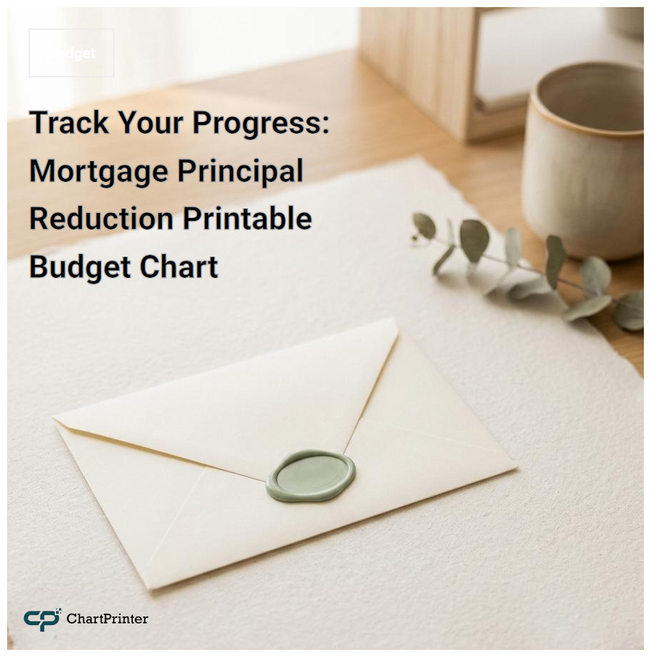 Track Your Progress: Mortgage Principal Reduction Printable Budget Chart