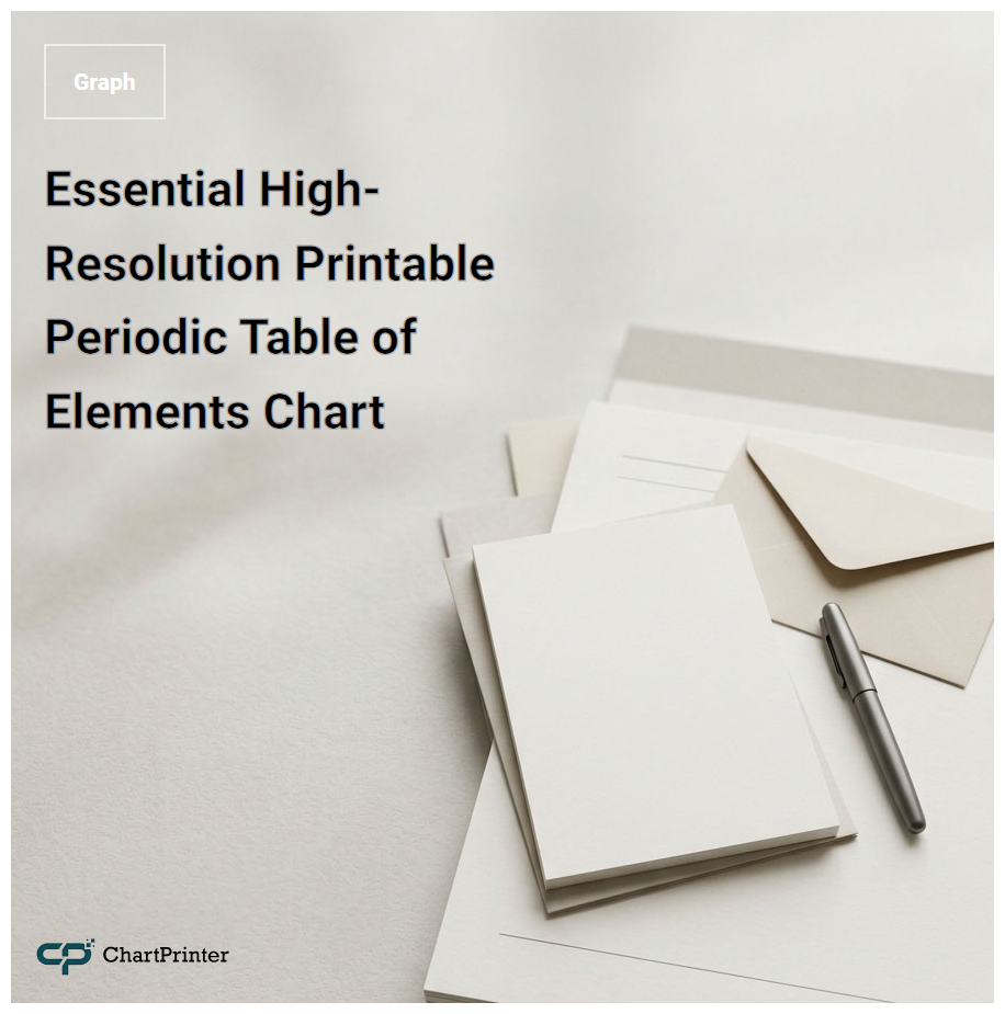 Essential High-Resolution Printable Periodic Table of Elements Chart