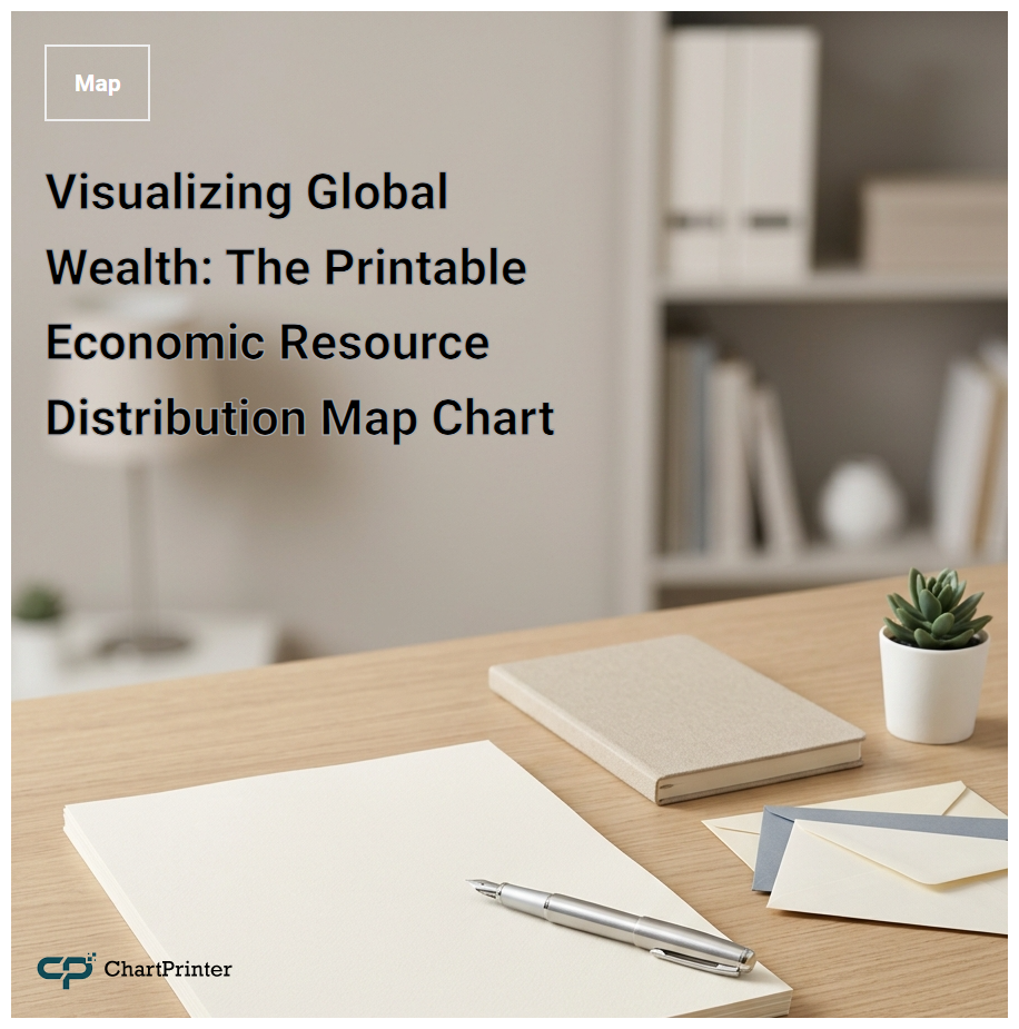 Visualizing Global Wealth: The Printable Economic Resource Distribution Map Chart
