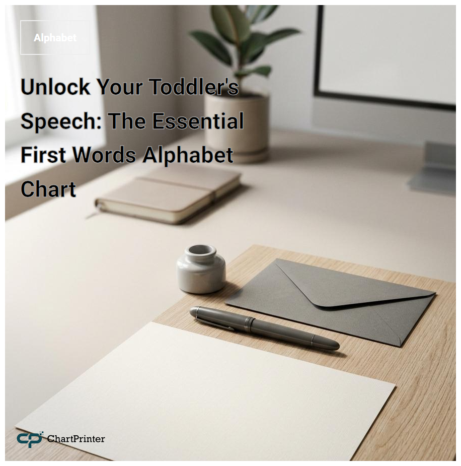 Unlock Your Toddler's Speech: The Essential First Words Alphabet Chart