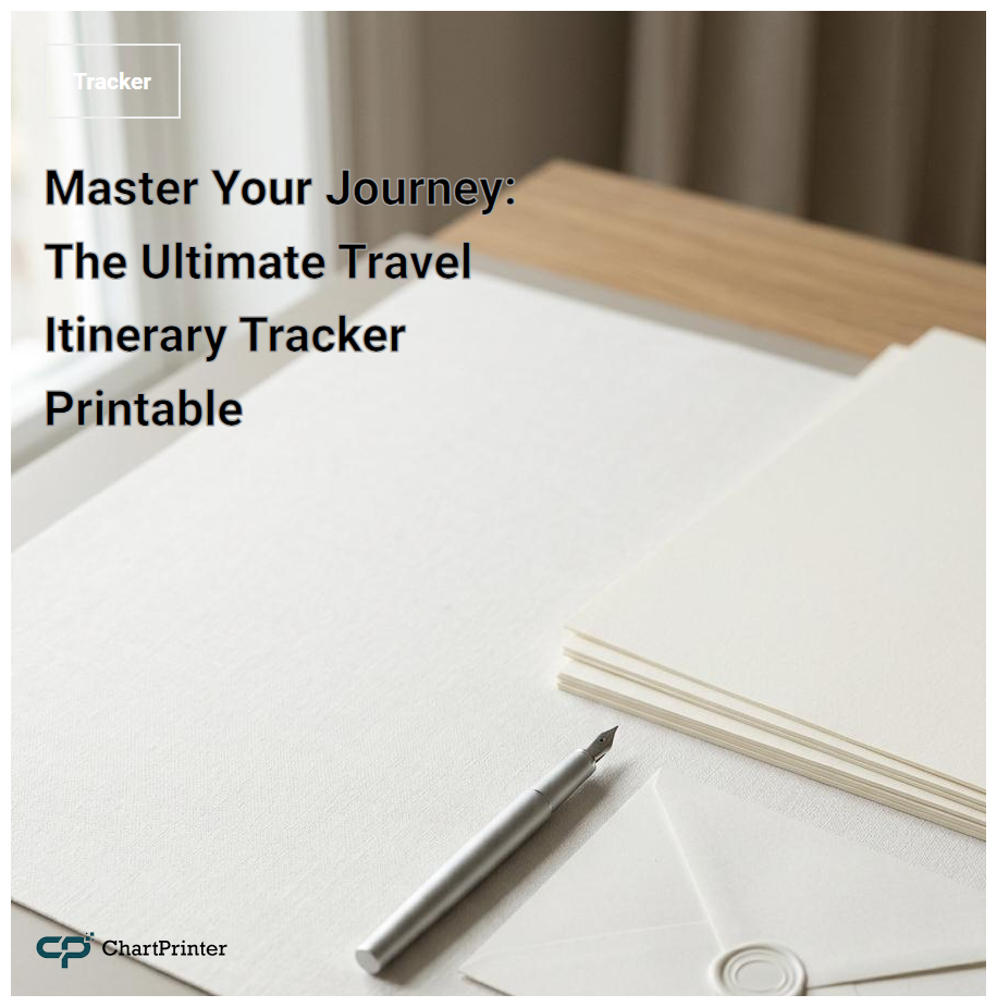 Master Your Journey: The Ultimate Travel Itinerary Tracker Printable