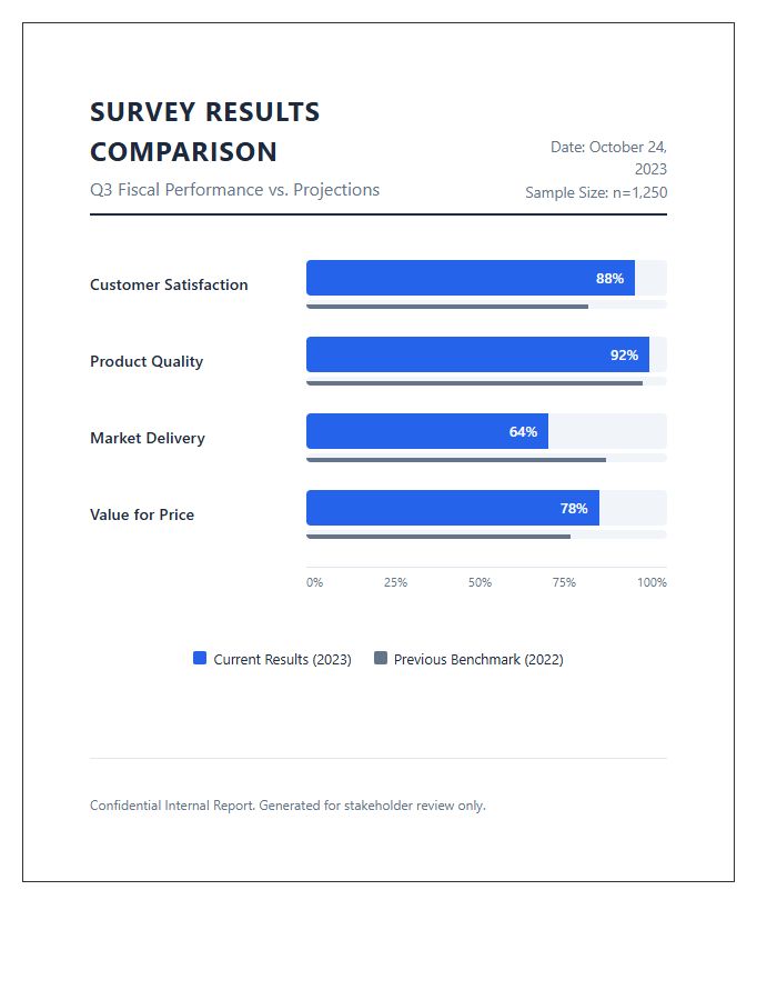 Printable Bar Graph Comparison Chart For Survey Results