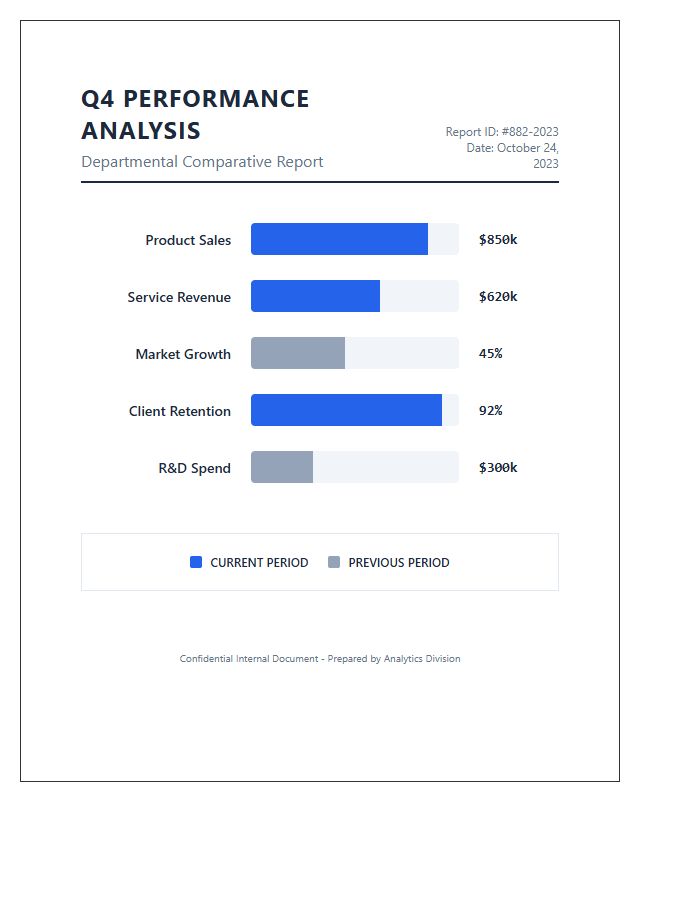 Printable Horizontal Bar Graph Comparison Chart For Business