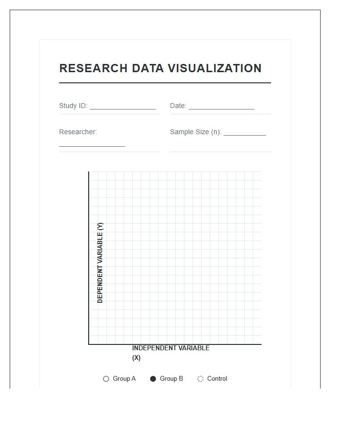 Academic Research Data Collection Printable Scatter Plot Chart