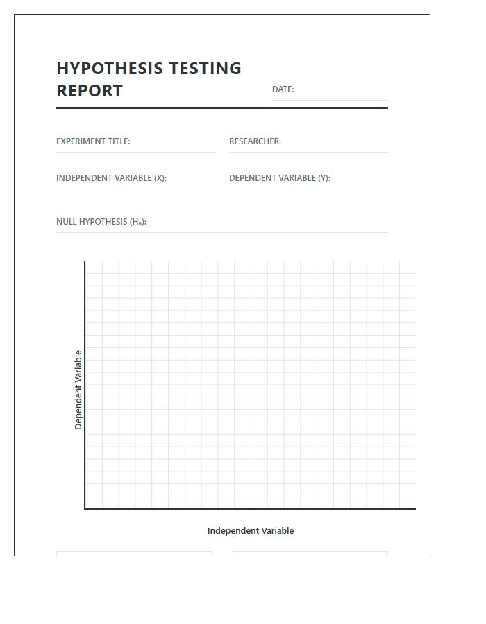 Printable Scientific Hypothesis Testing Scatter Plot Chart