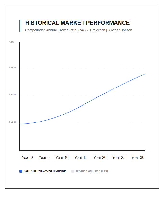 Printable Long Term Stock Market Growth Graph Chart