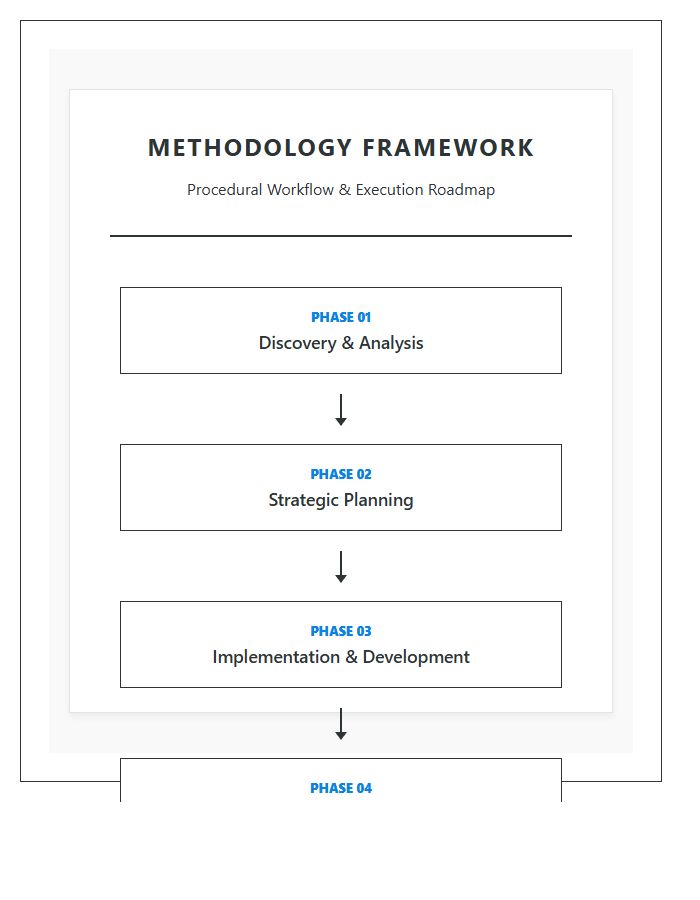 Printable Methodology Step Flow Graph Chart