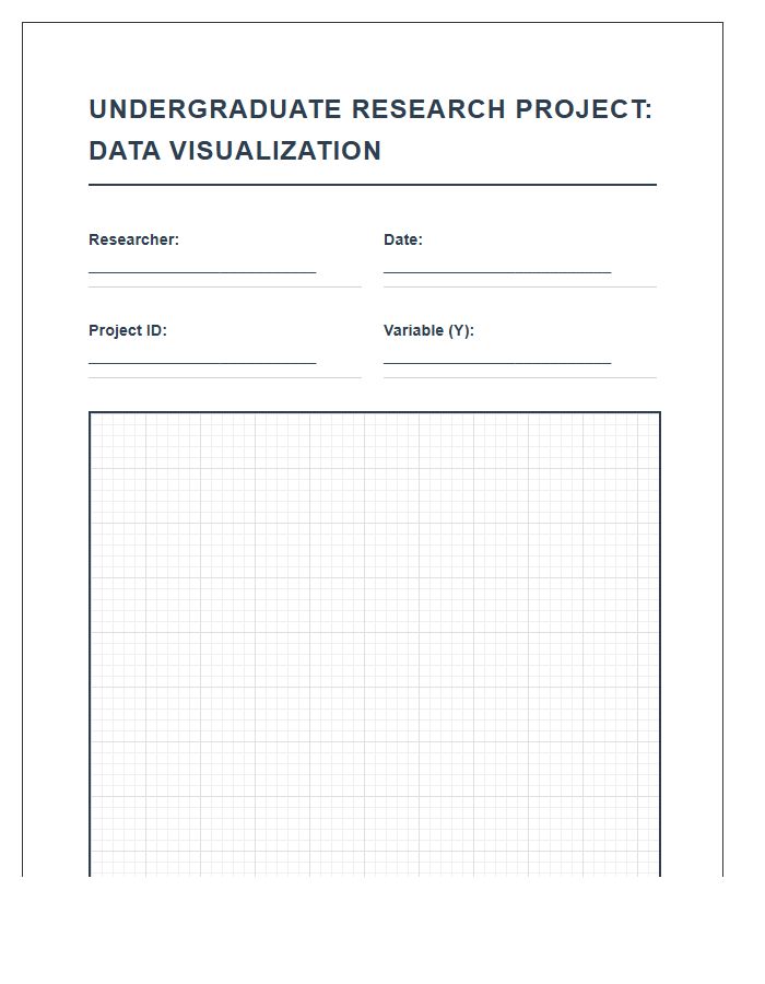 Undergraduate Research Project Printable Graph Chart