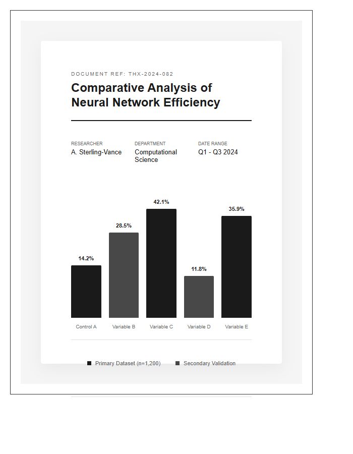 University Thesis Data Visualization Printable Chart