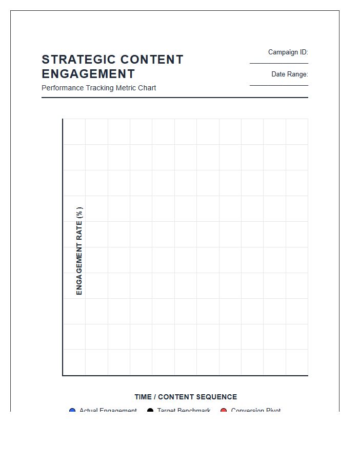 Strategic Content Engagement Printable Graph Chart