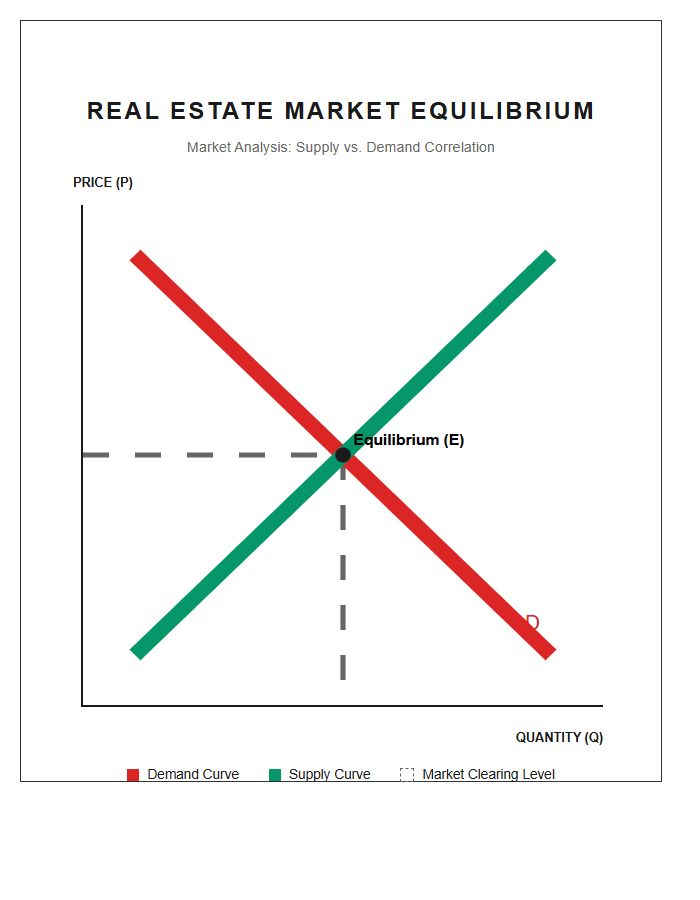 Printable Real Estate Supply And Demand Equilibrium Chart