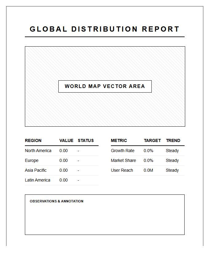 Black And White Printable World Map Chart