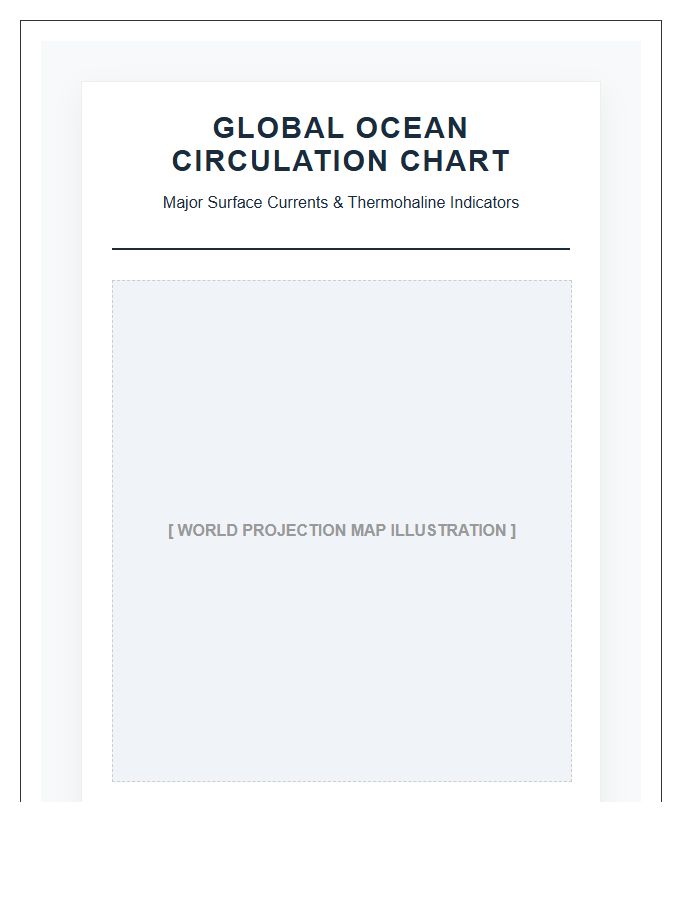 Printable World Marine Ocean Current Chart