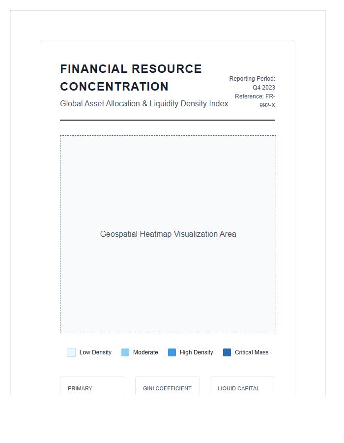 Financial Resource Concentration Printable Map Chart