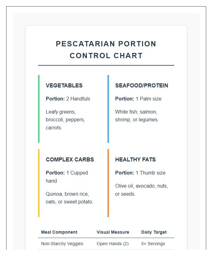 Balanced Printable Pescatarian Portion Control Chart
