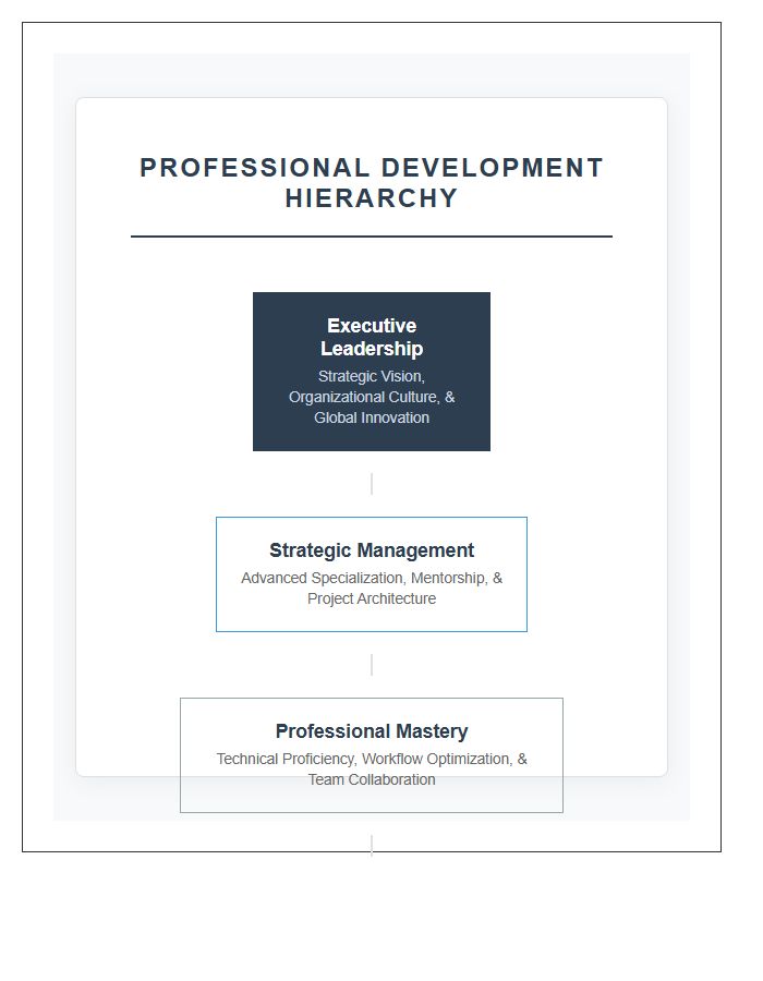 Professional Development Hierarchy Printable Chart Diagram