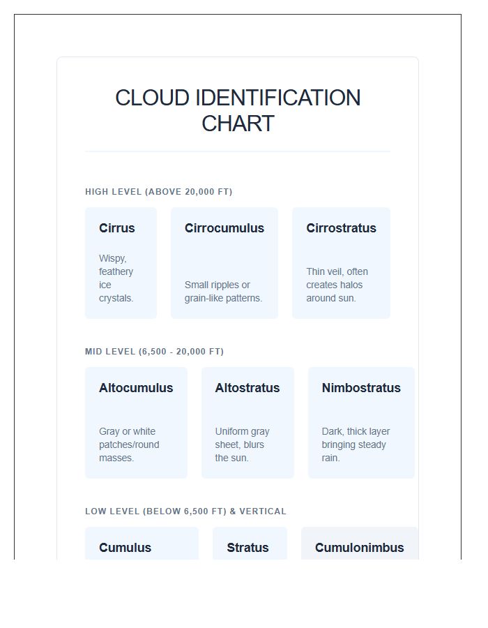Common Cloud Types Diagram Printable Chart
