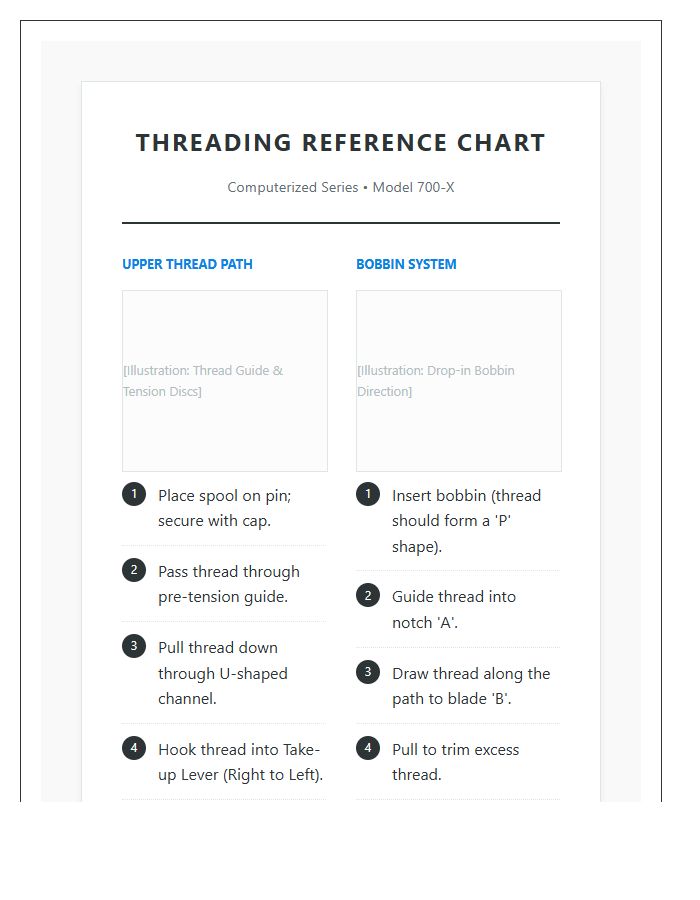 Computerized Sewing Machine Threading Manual Printable Chart