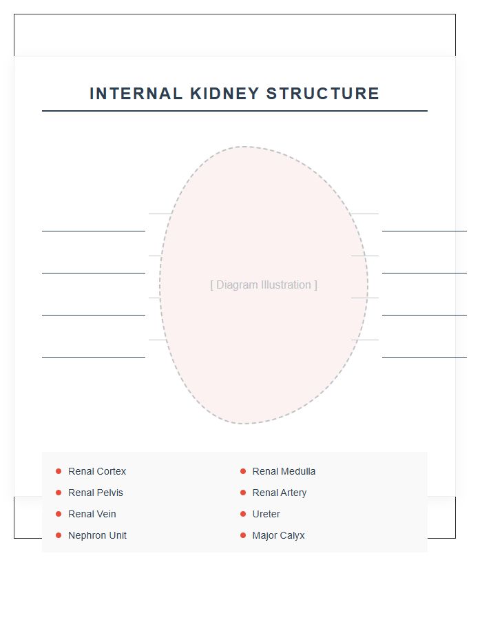 Internal Kidney Structure Printable Chart
